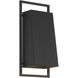 Pine Hills 1 Light 17 inch Black Outdoor Wall Lantern